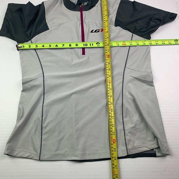 LOUIS GARNEAU Womens 1/4 Zip Cycling Jersey Sz XL - Picture 6 of 8